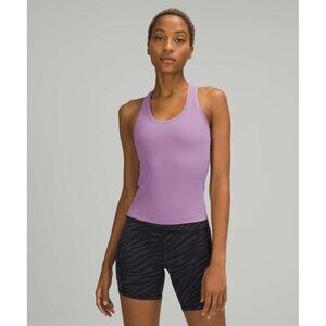 Lululemon Cool Racerback Tank Top Shorter Length in Wisteria Purple Size 0